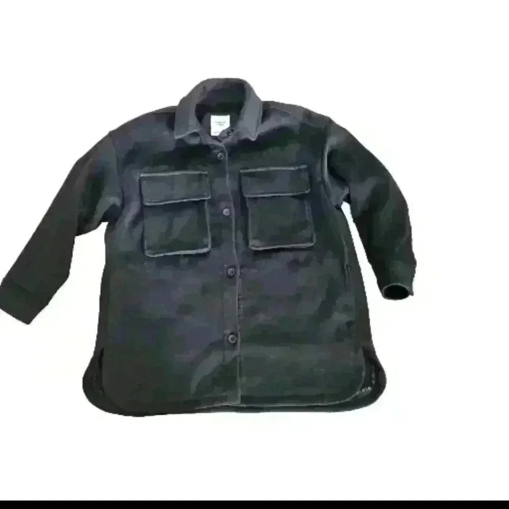 Abercrombie & Fitch Men's Black Date Night Trucker Jacket M - Picture 7 of 11